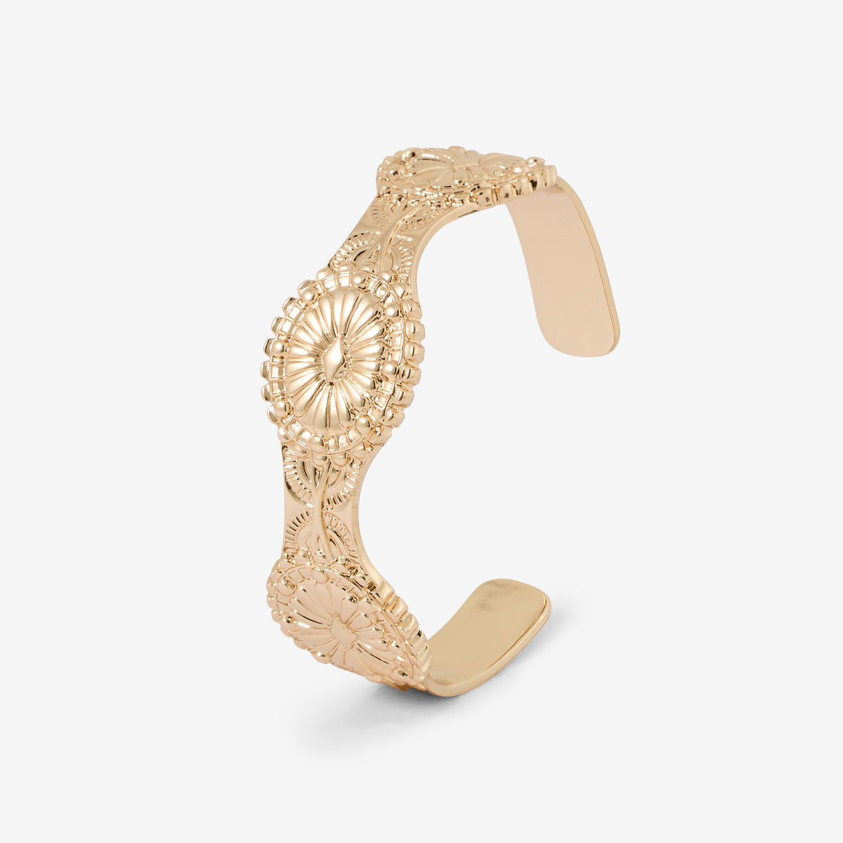 Manchette dorée avec ornements