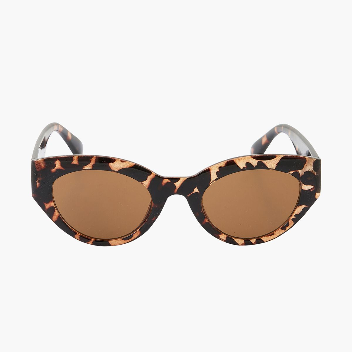 Lunettes de soleil écaille marron forme papillon