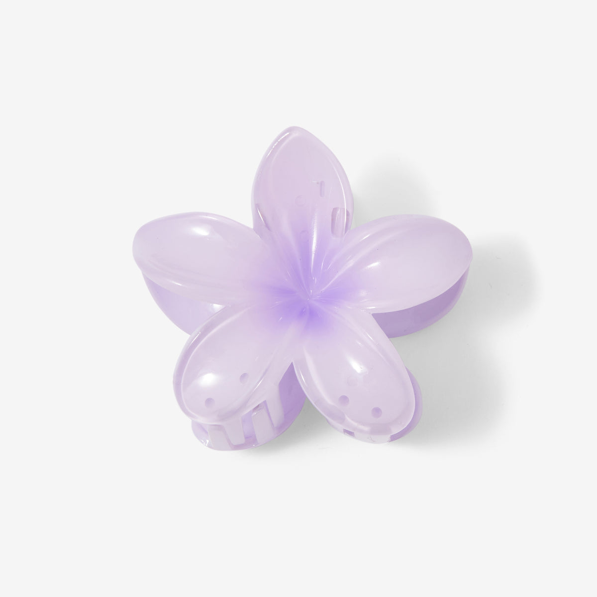 Pince à cheveux fleur tropicale violette