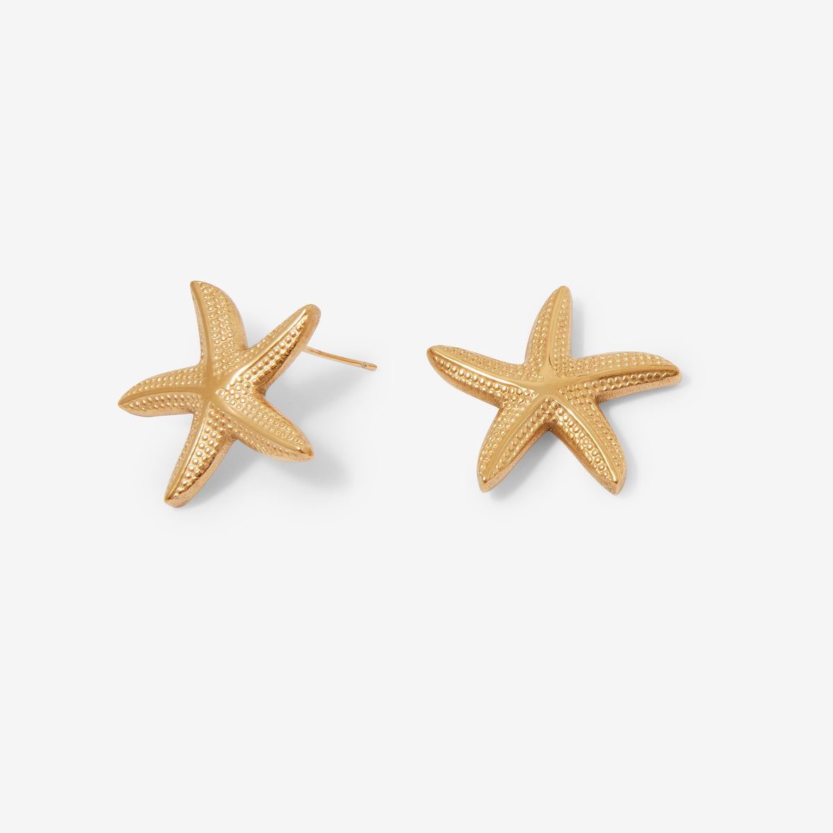 Boucles d'oreilles étoile de mer Acier Inoxydable