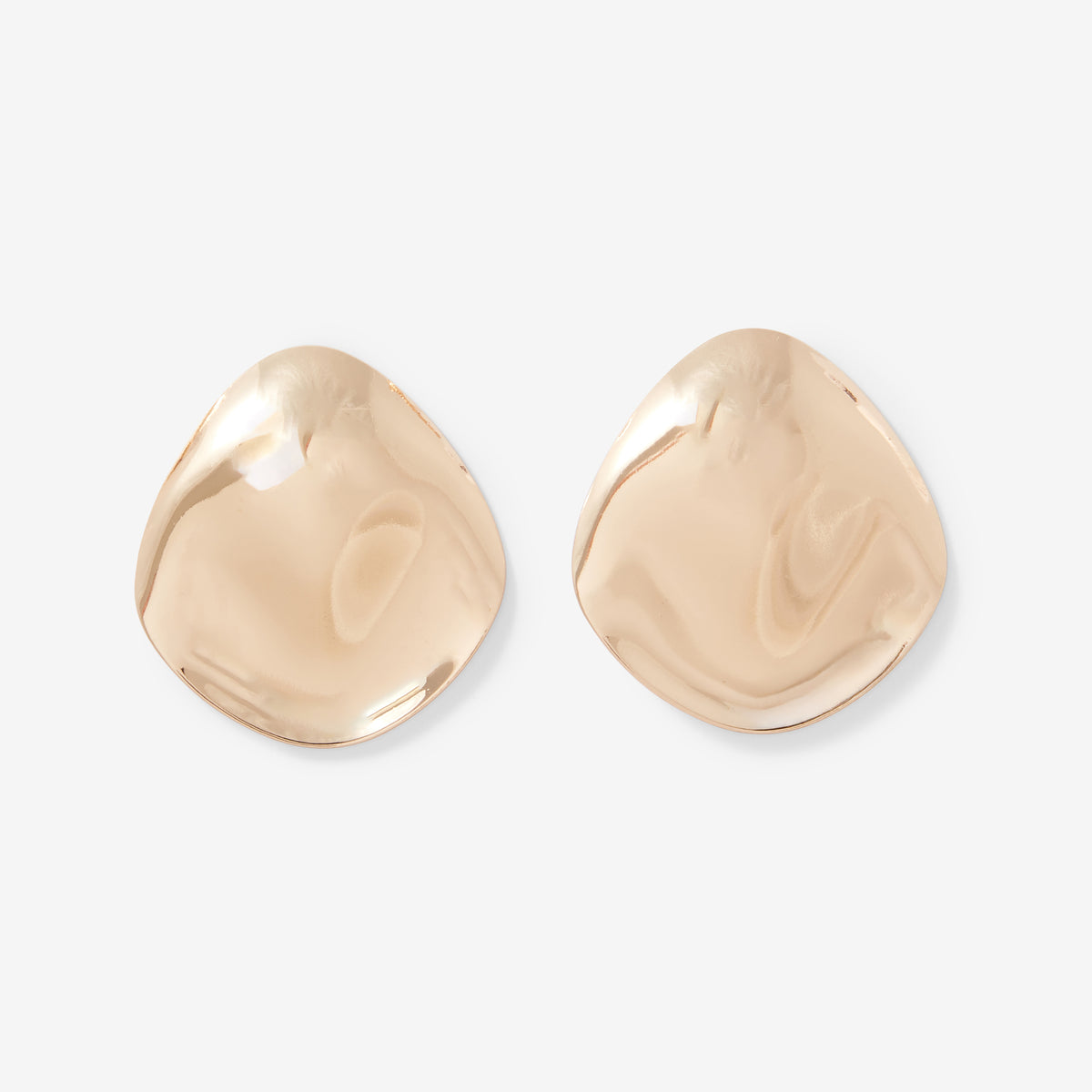 Boucles d'oreilles pétales dorés