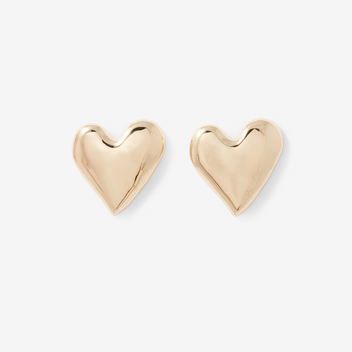 Boucles d'oreilles cœurs dorés