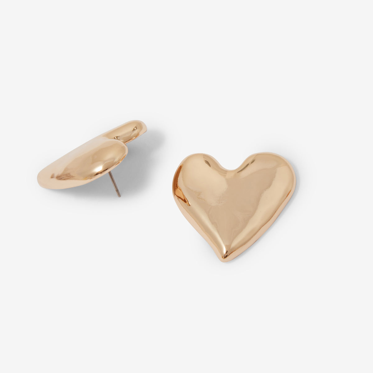 Boucles d'oreilles cœurs dorés