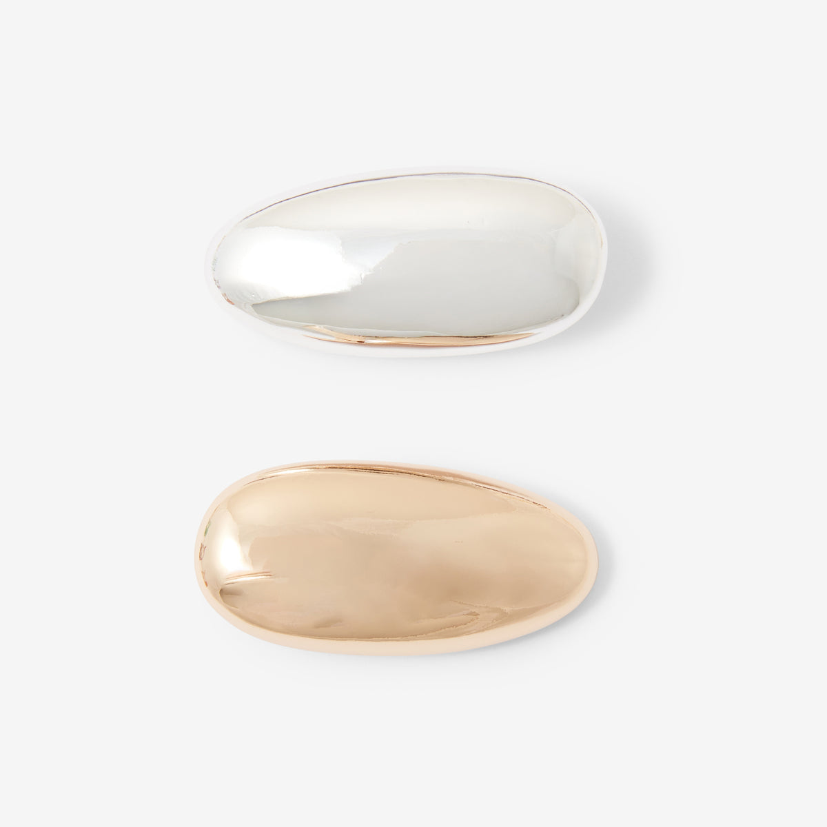 Set de 2 pinces à cheveux galets