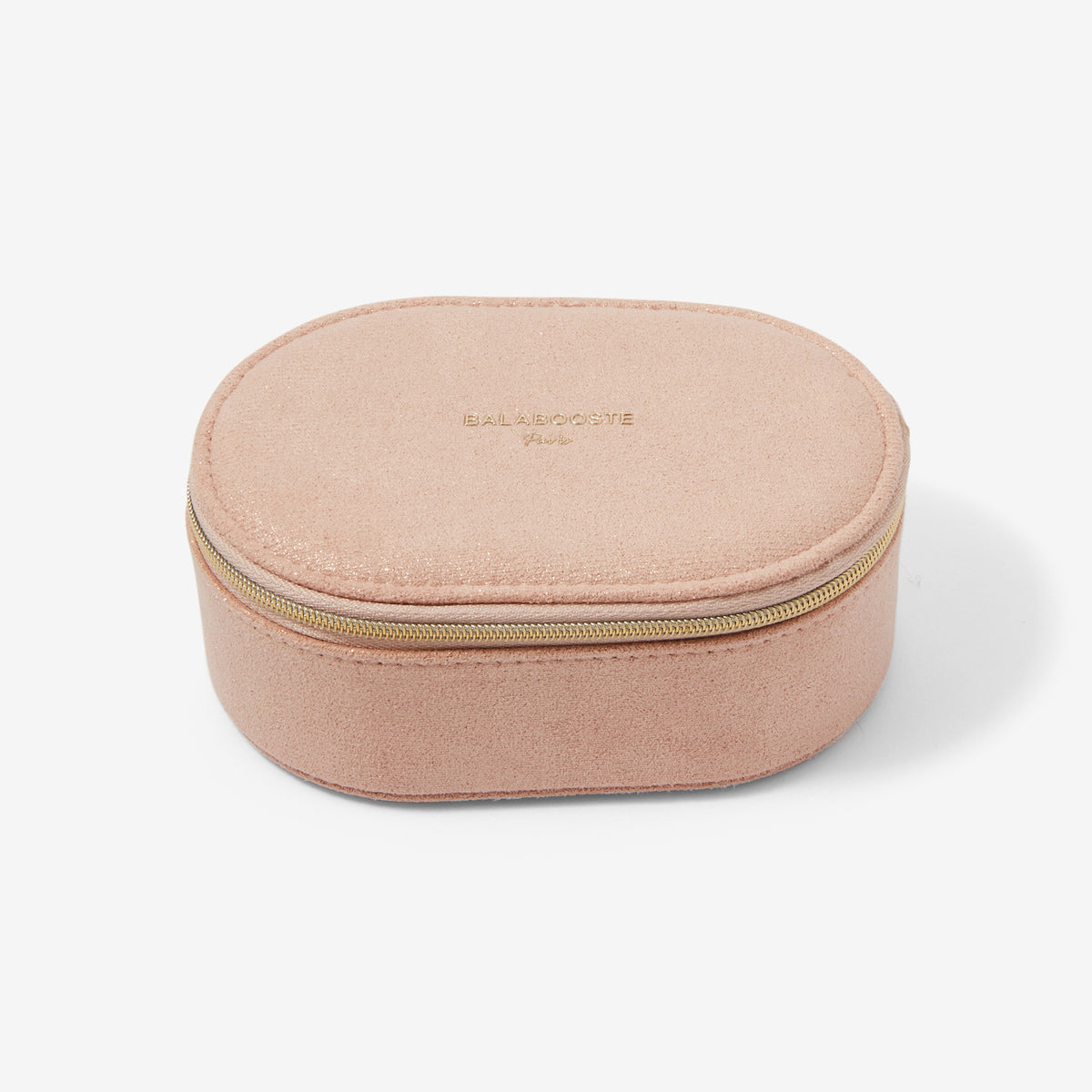 Petite boîte à bijoux ovale rose