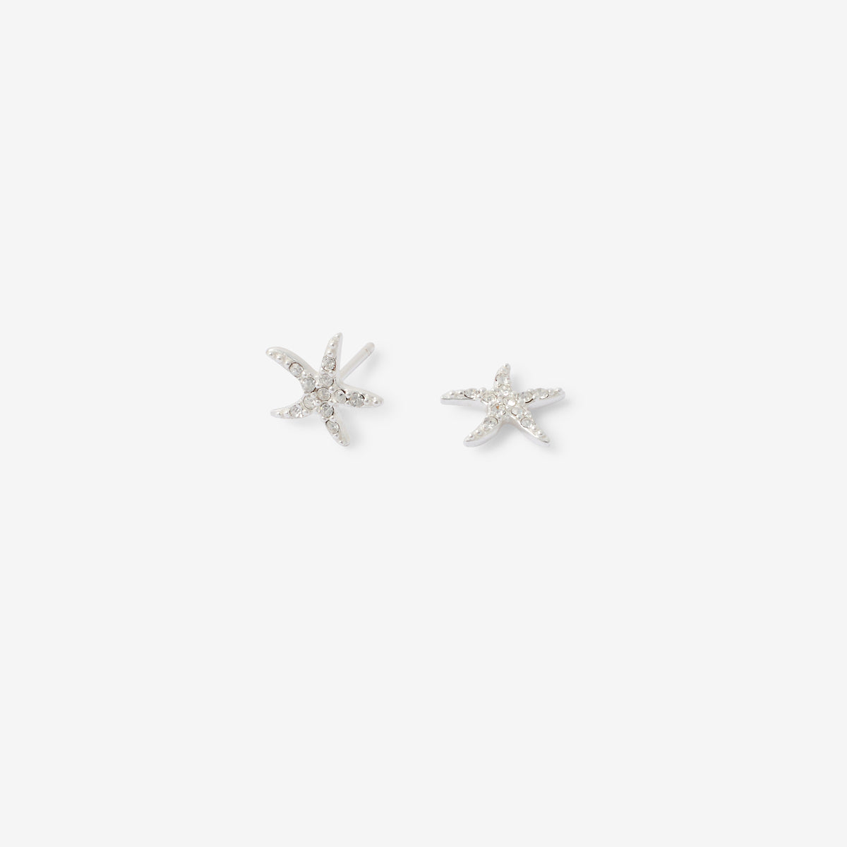 Puces d'oreilles étoile de mer en argent garanti
