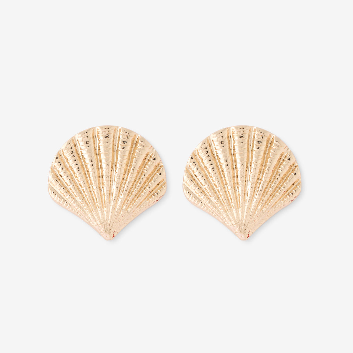 Boucles d’oreilles coquillage dorés