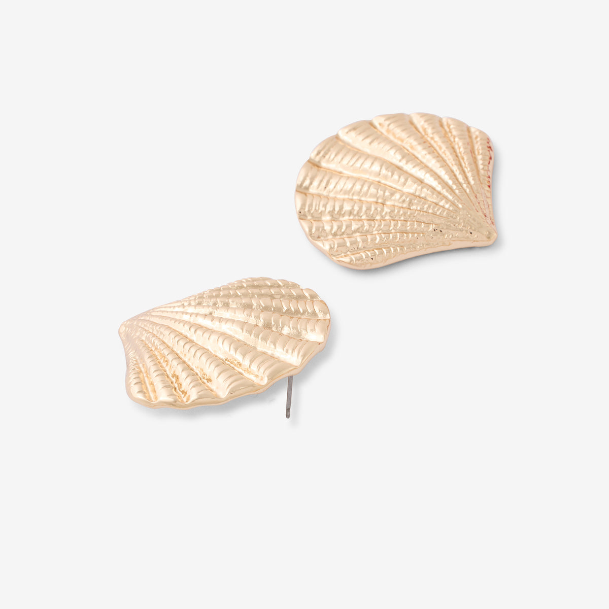 Boucles d’oreilles coquillage dorés