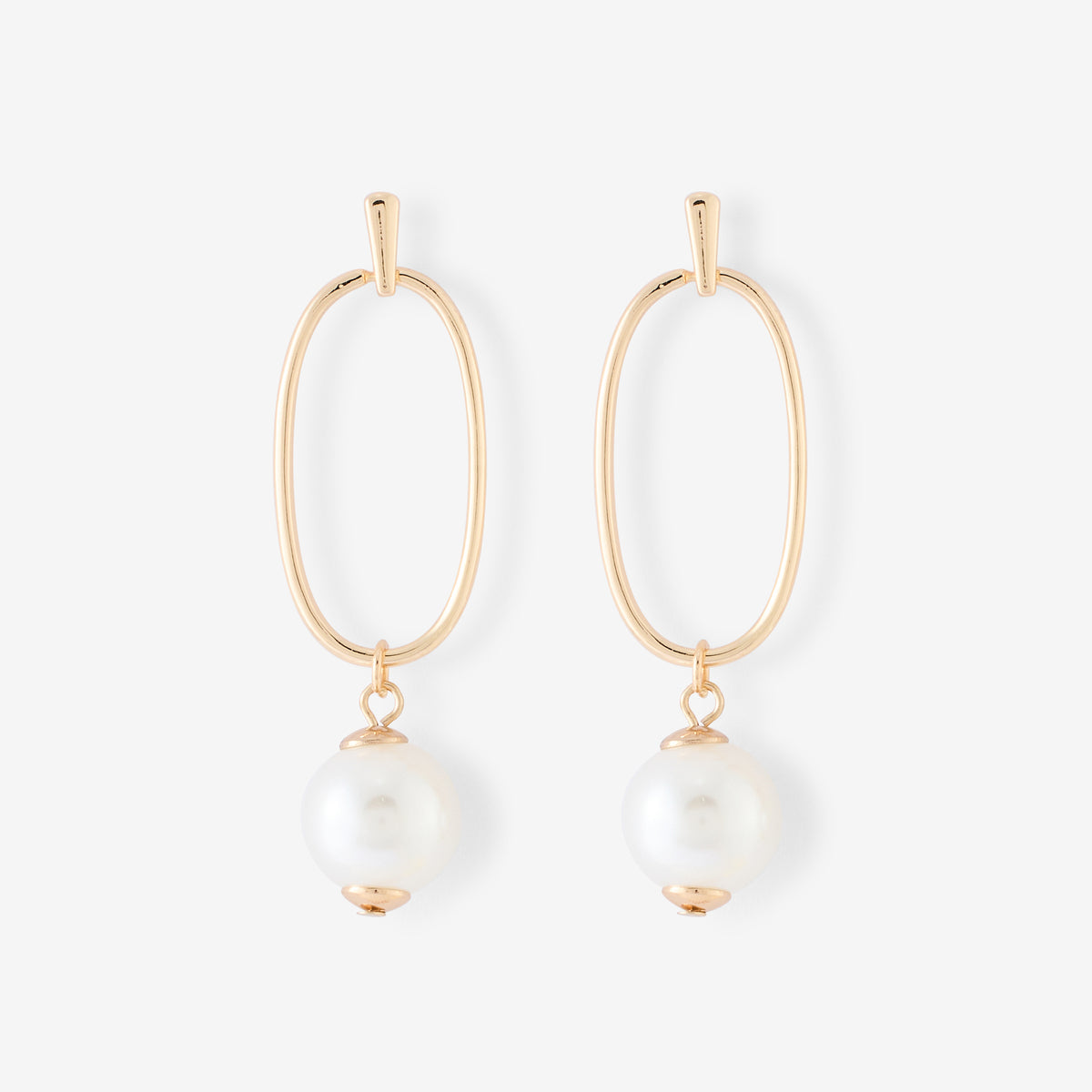 Boucles d'oreilles pendantes perles
