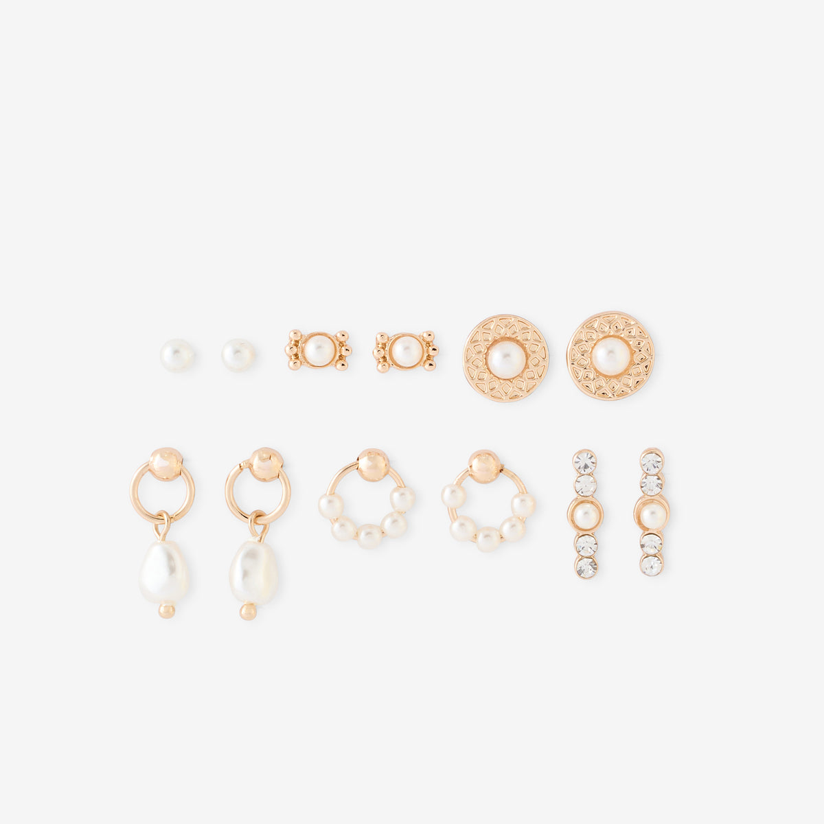 Set de 6 puces d'oreilles assorties