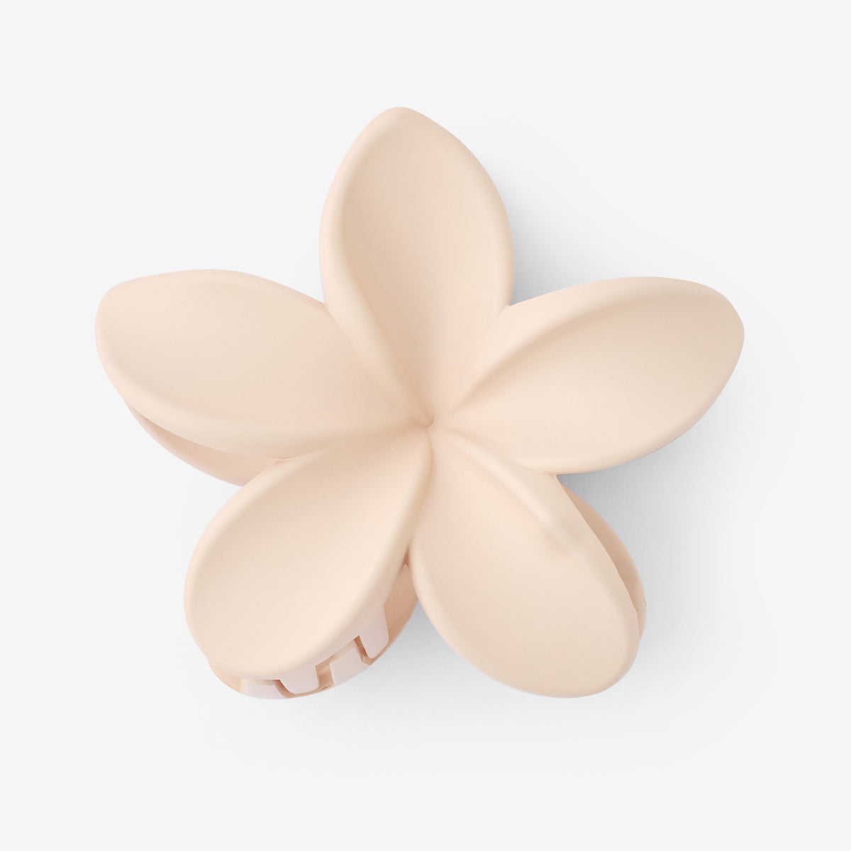 Pince à cheveux tropicale beige