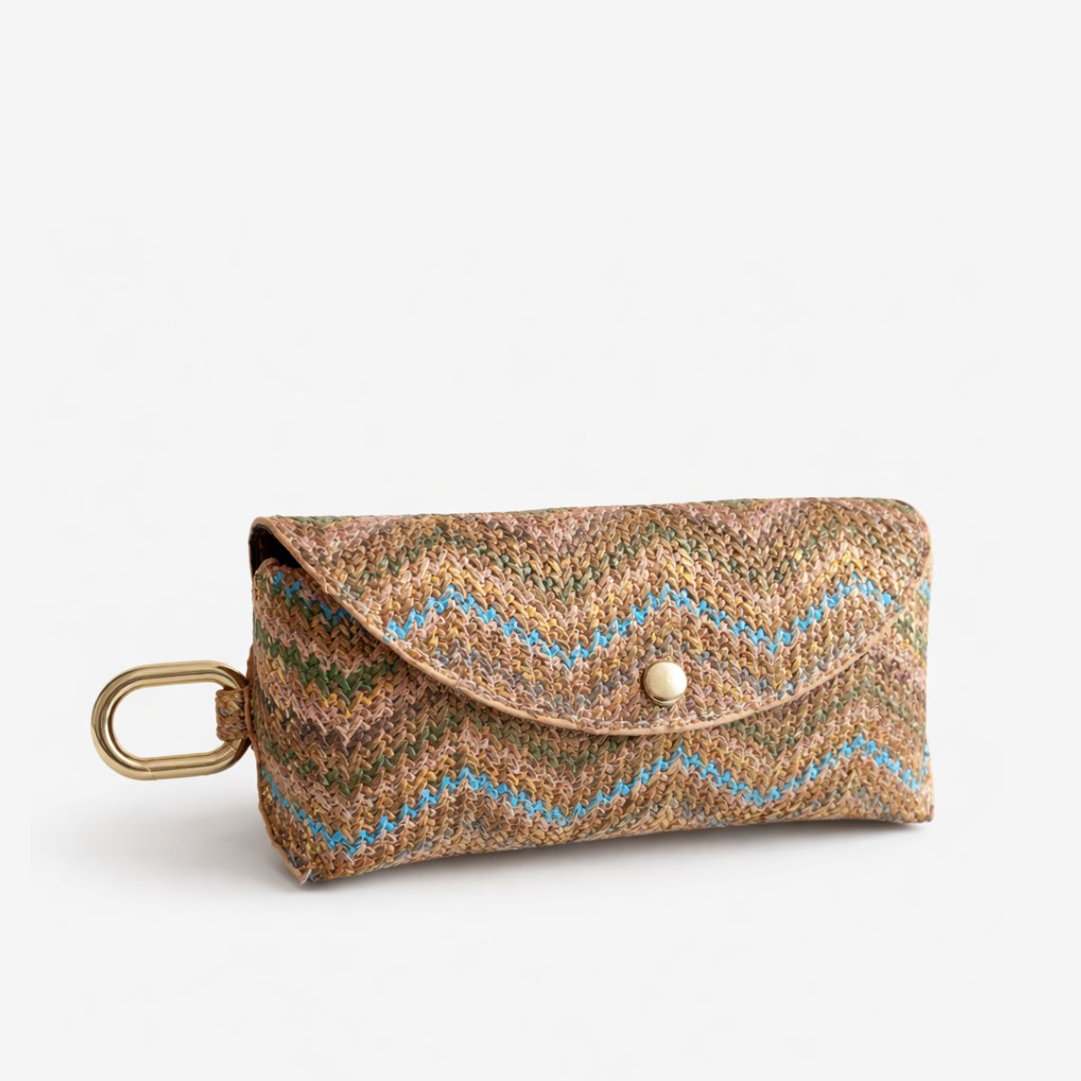 Etui à lunettes effet paille