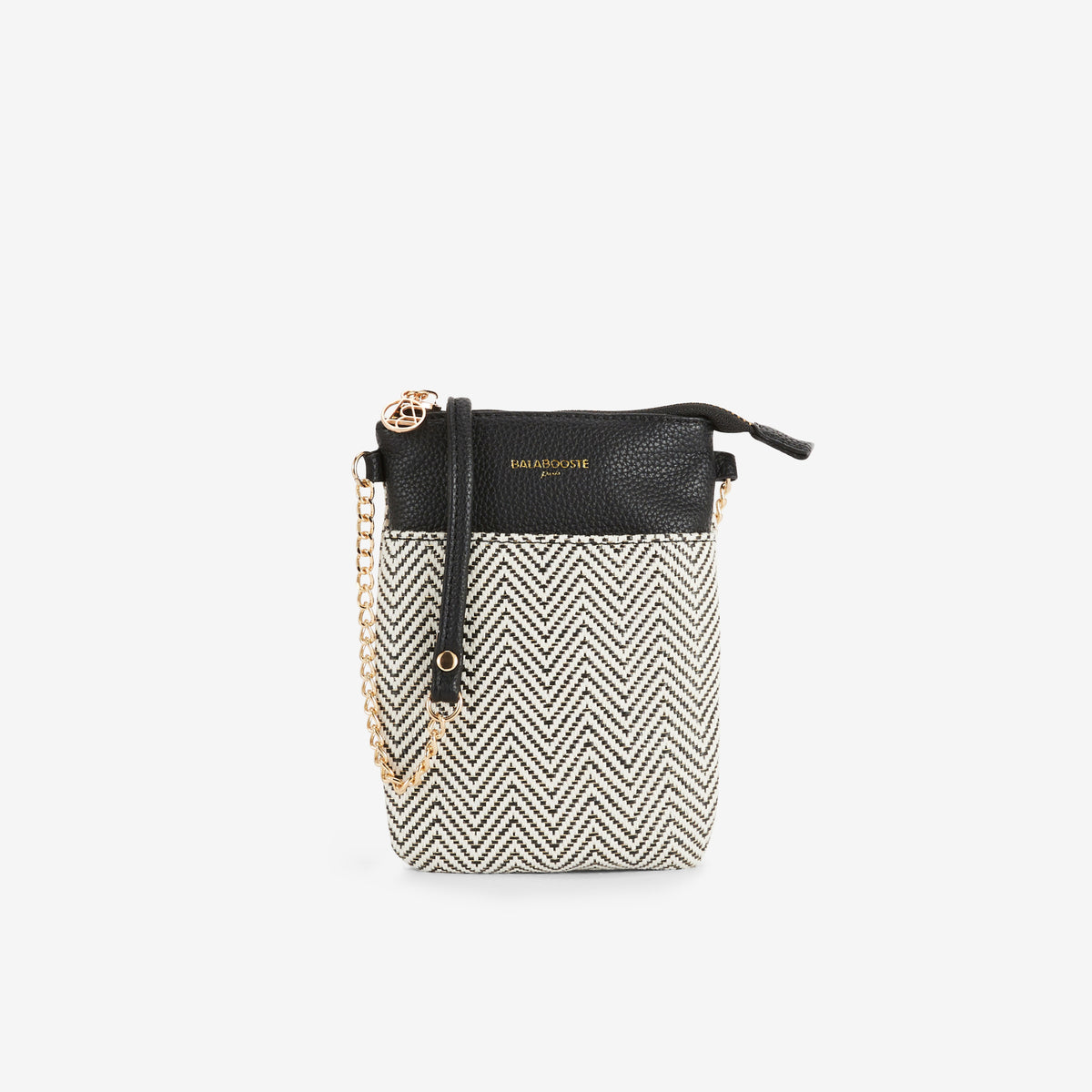 Pochette de téléphone textile noir