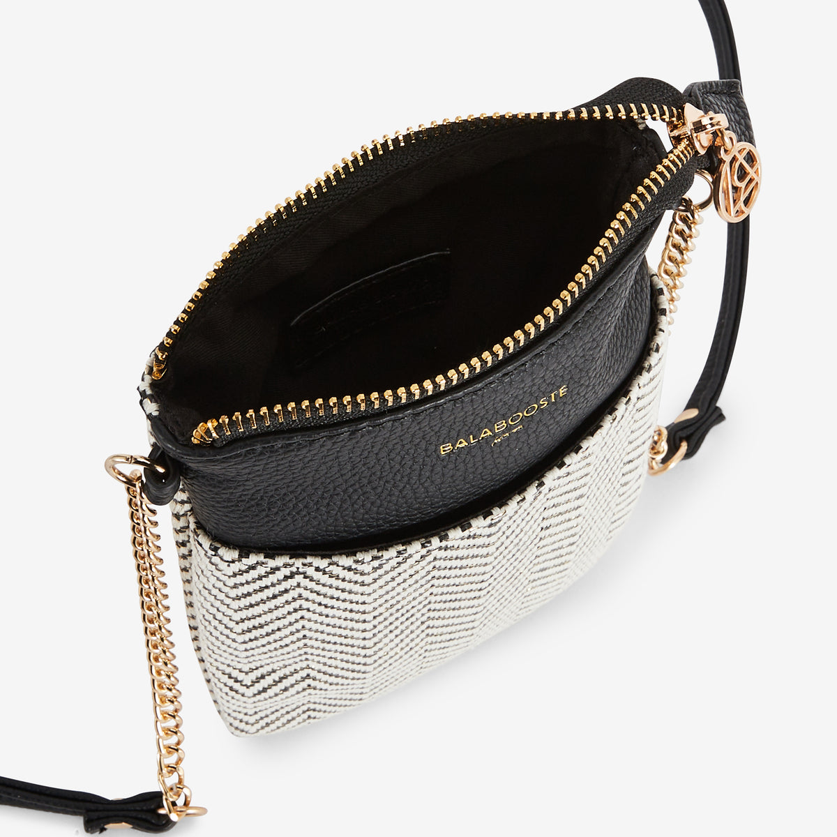 Pochette de téléphone textile noir