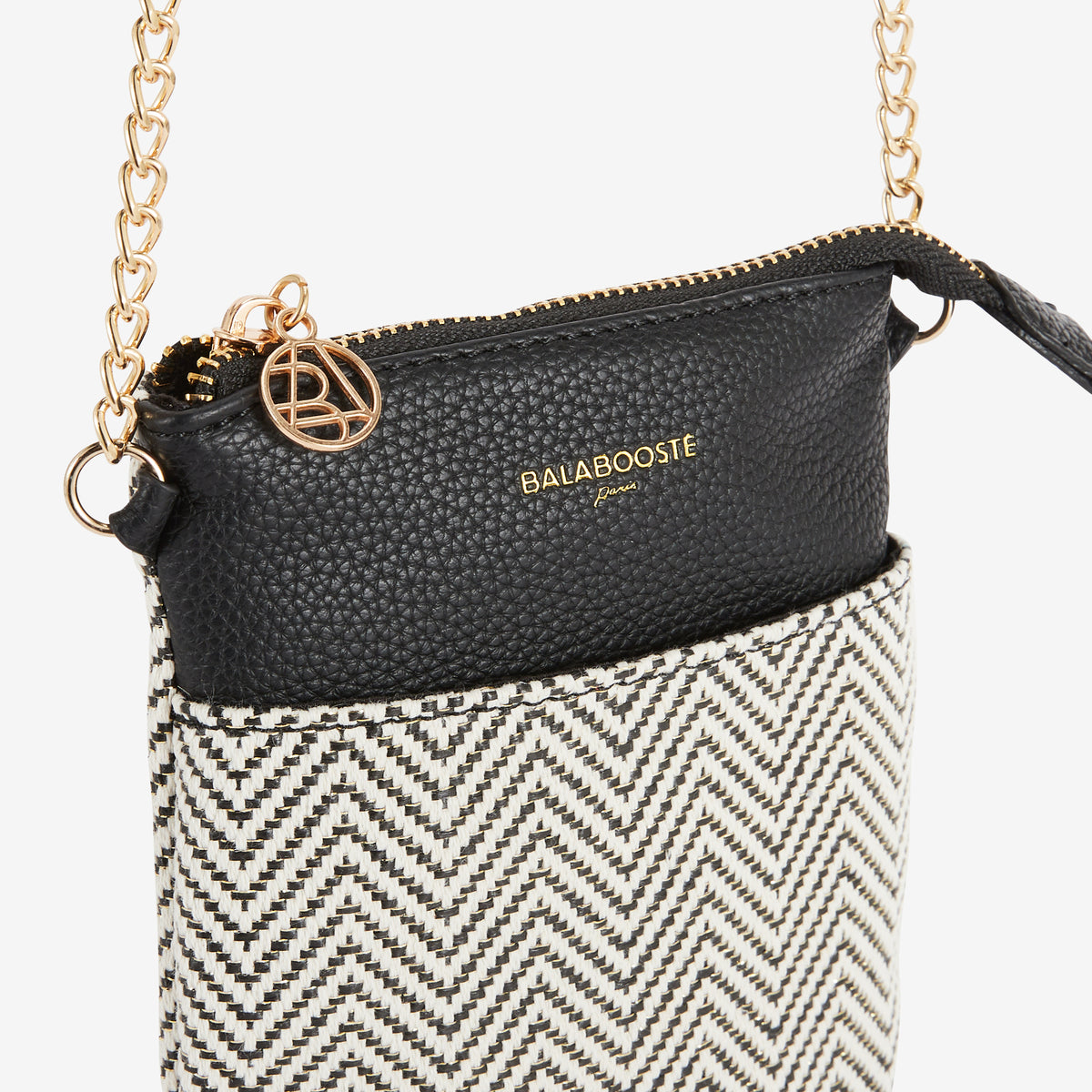 Pochette de téléphone textile noir