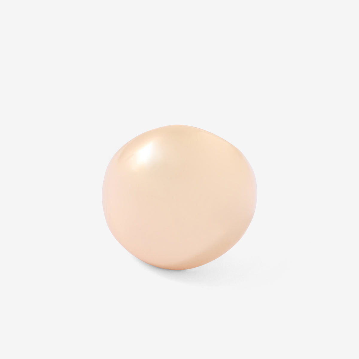 Bague bombée dorée