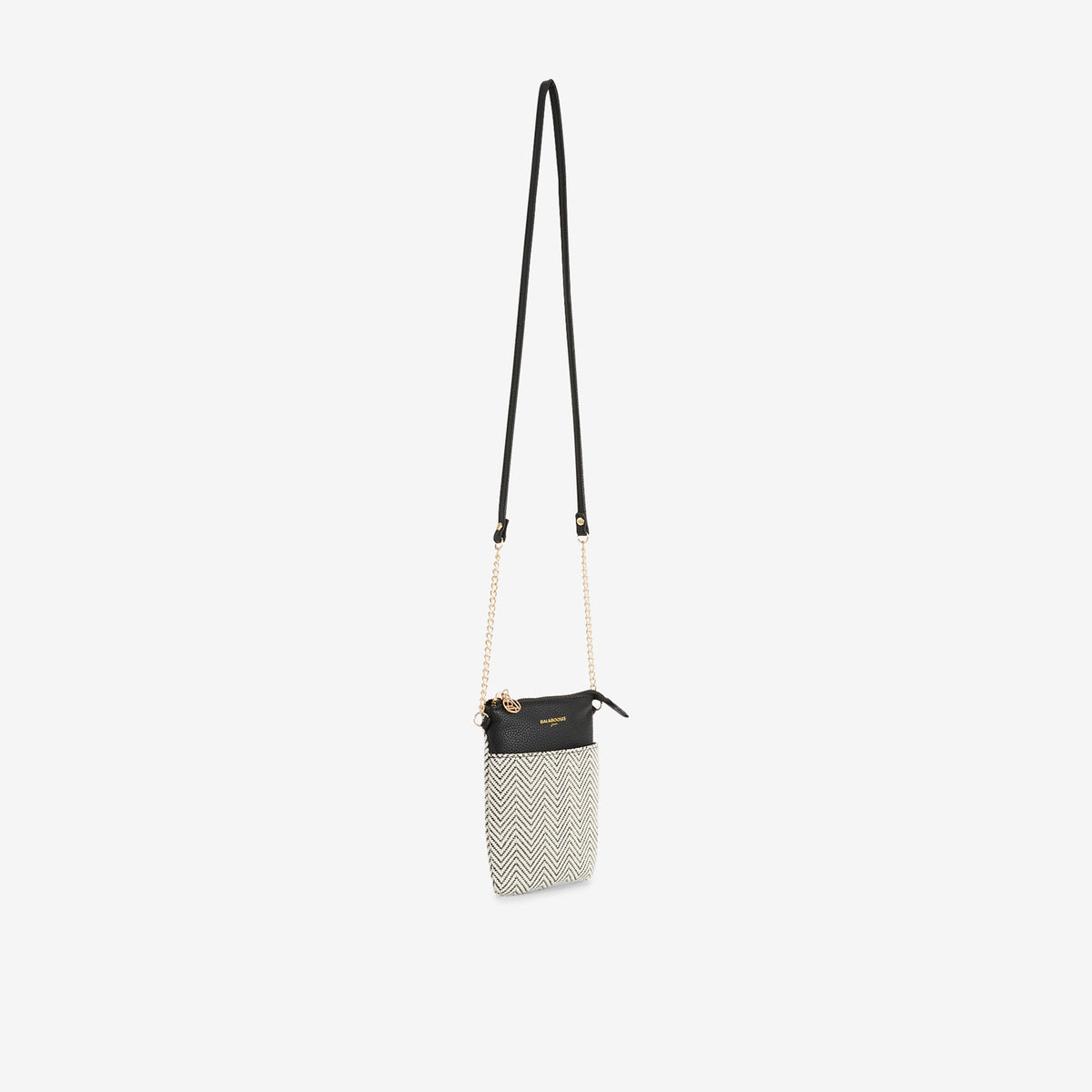 Pochette de téléphone textile noir