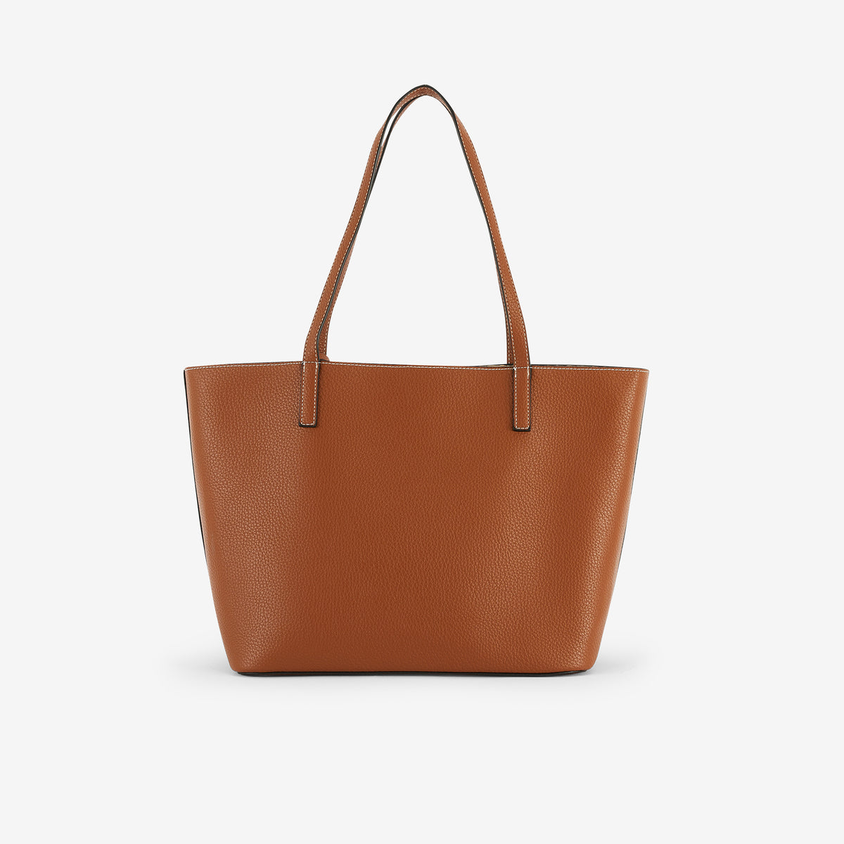 Cabas camel effet grainé