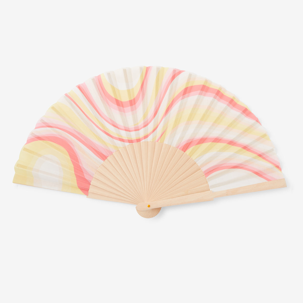 Éventail vagues multicolores