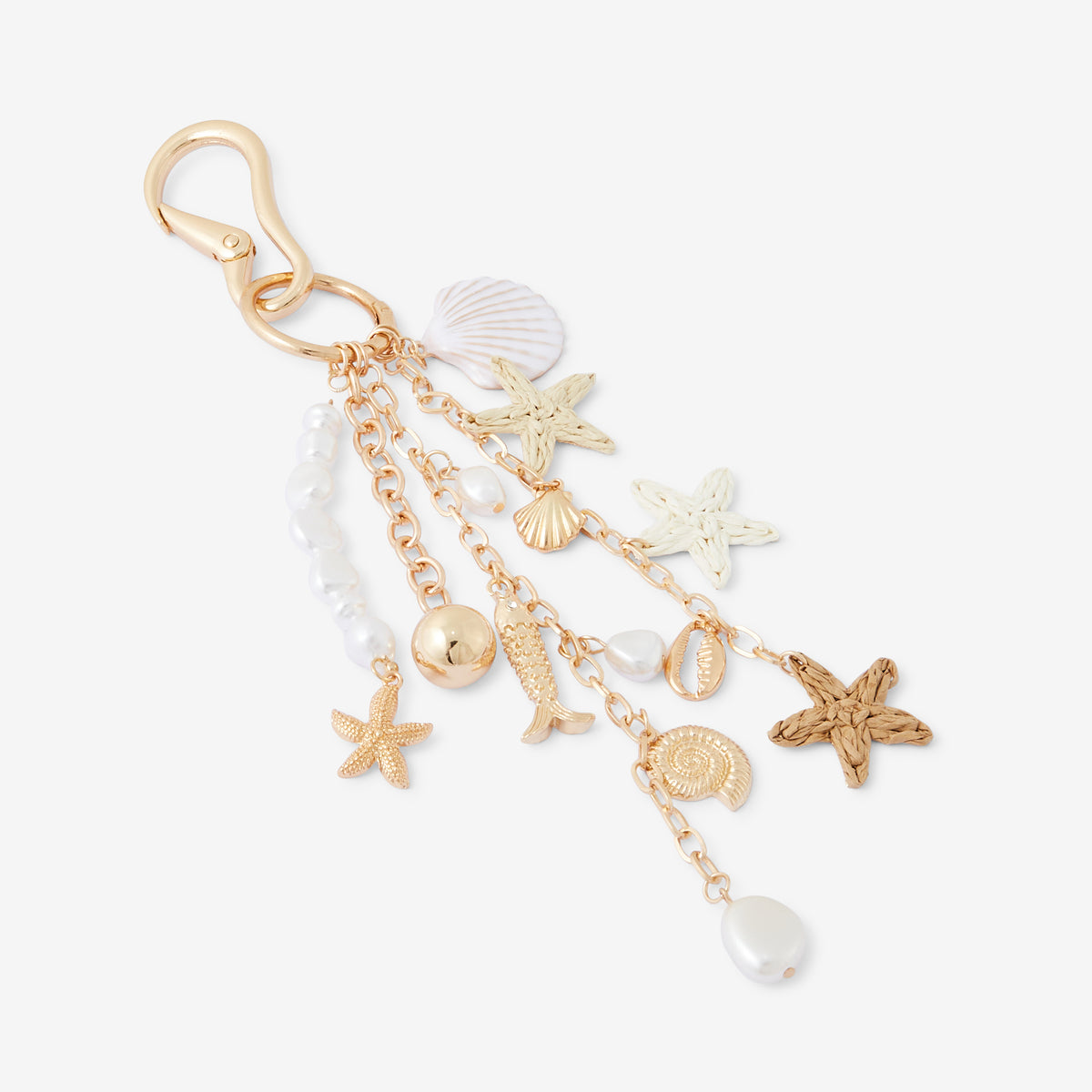 Porte-clé coquillages et crustacés