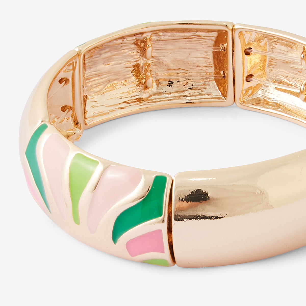 Bracelet élastique doré