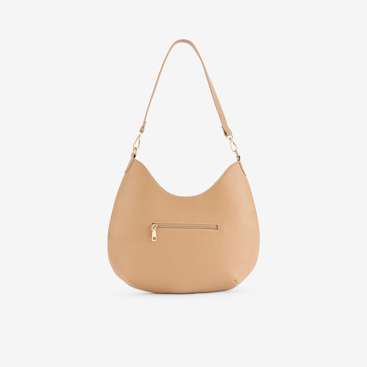 Sac épaule patchwork beige