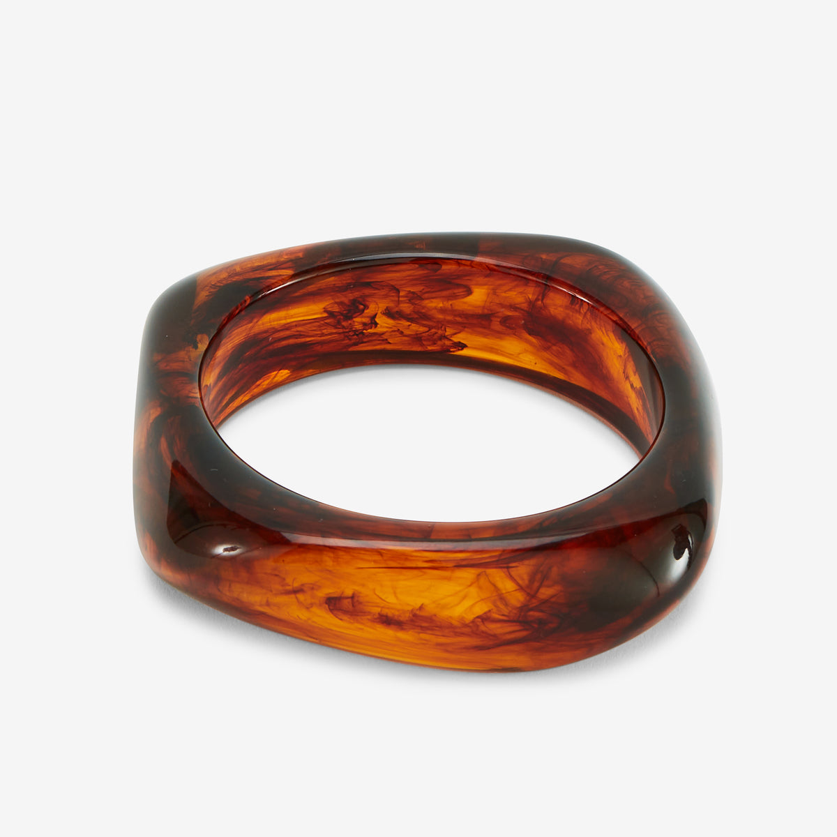 Bangle en résine écaille