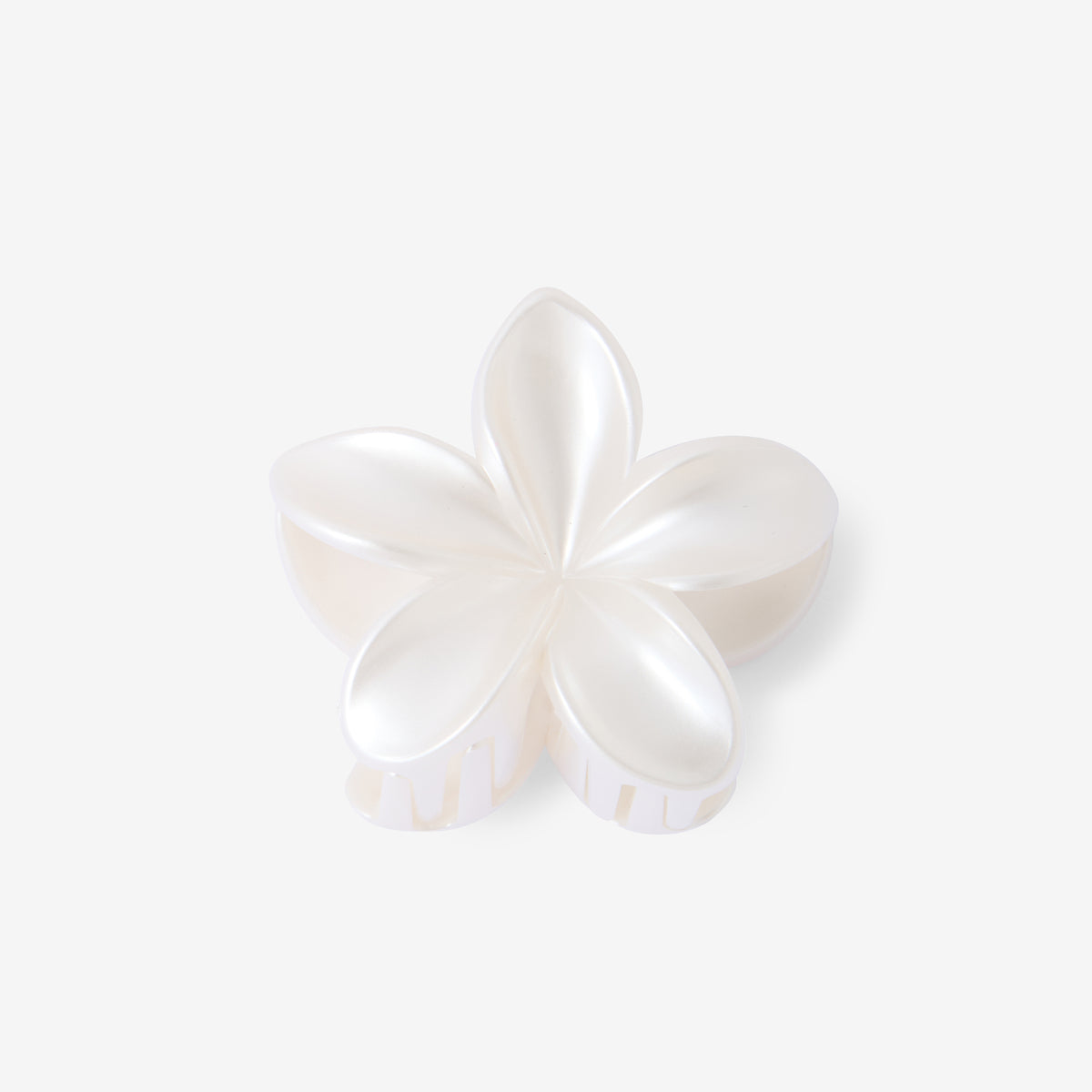 Pince à cheveux fleur ivoire