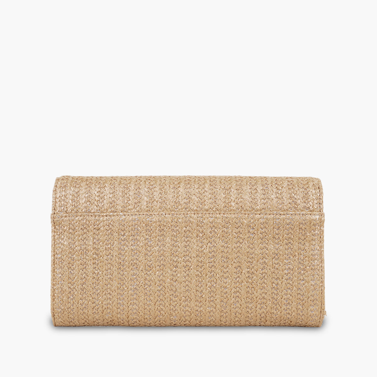 Pochette effet paille
