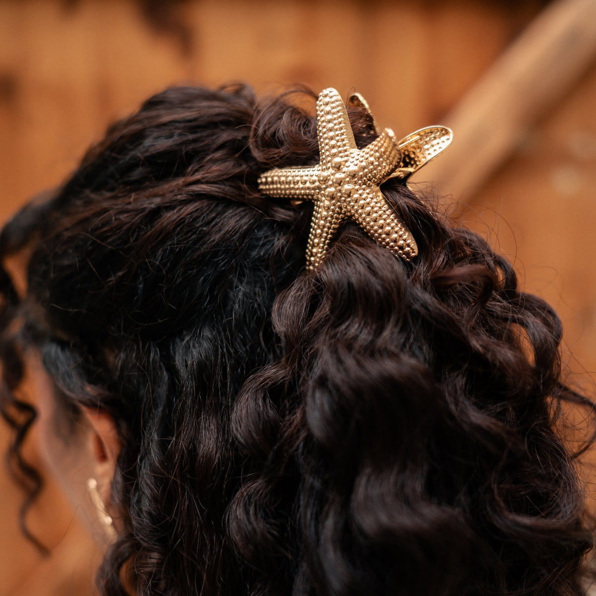 Pince à cheveux étoile de mer