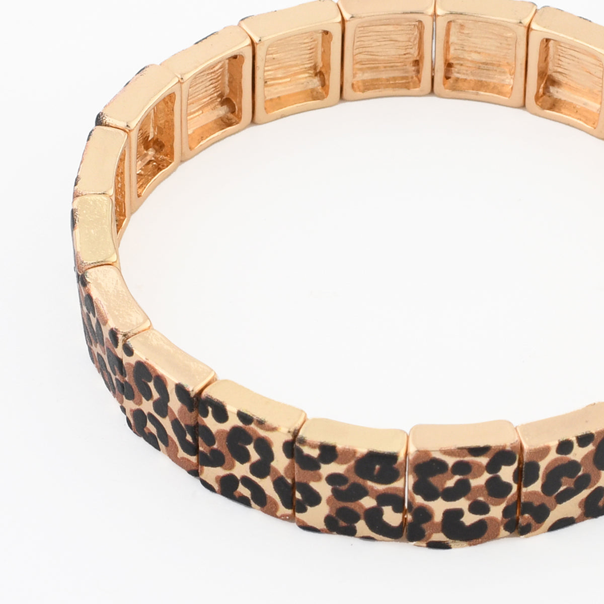 Bracelet Balagane imprimé léopard