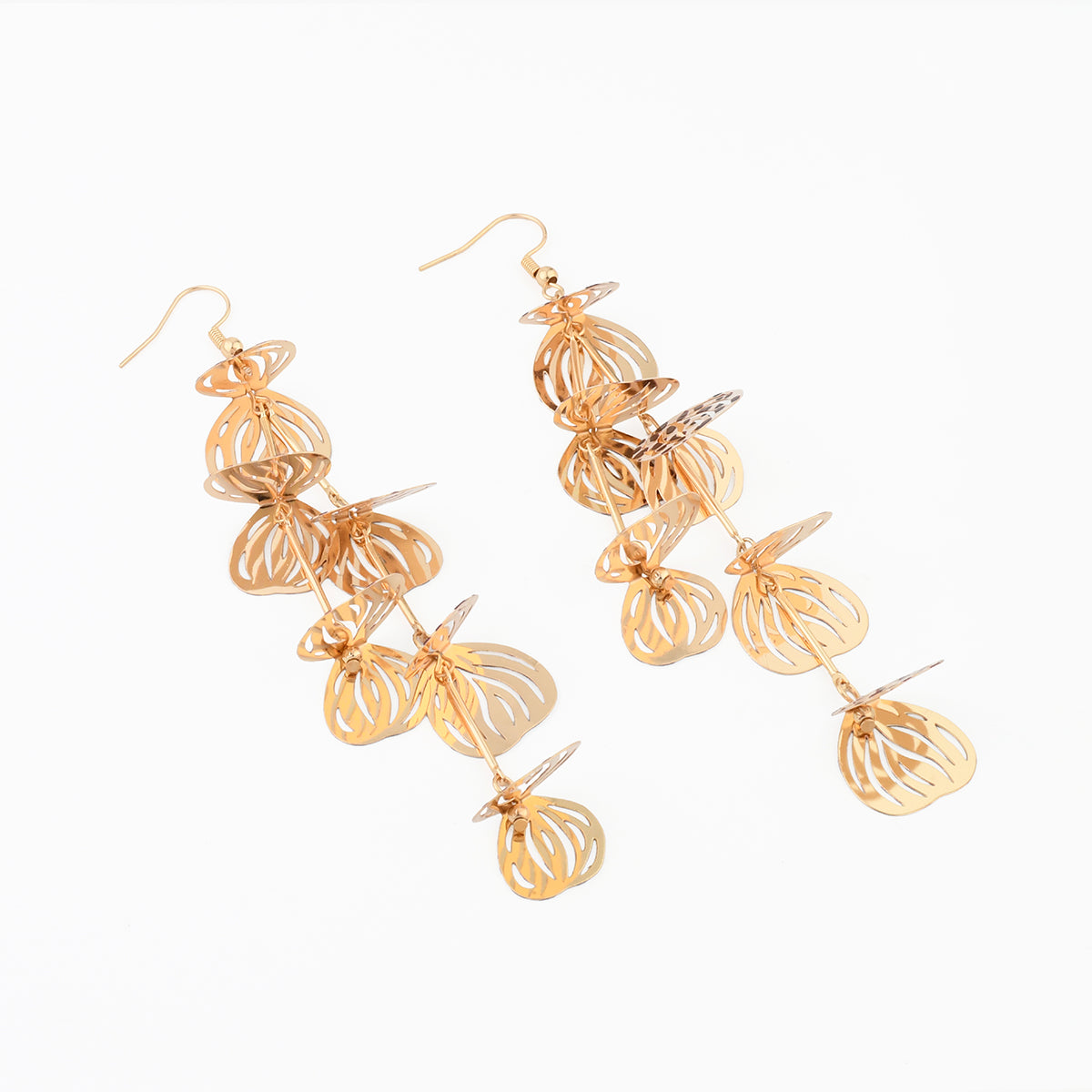 Boucles d’oreilles pétales Balagane imprimé tacheté