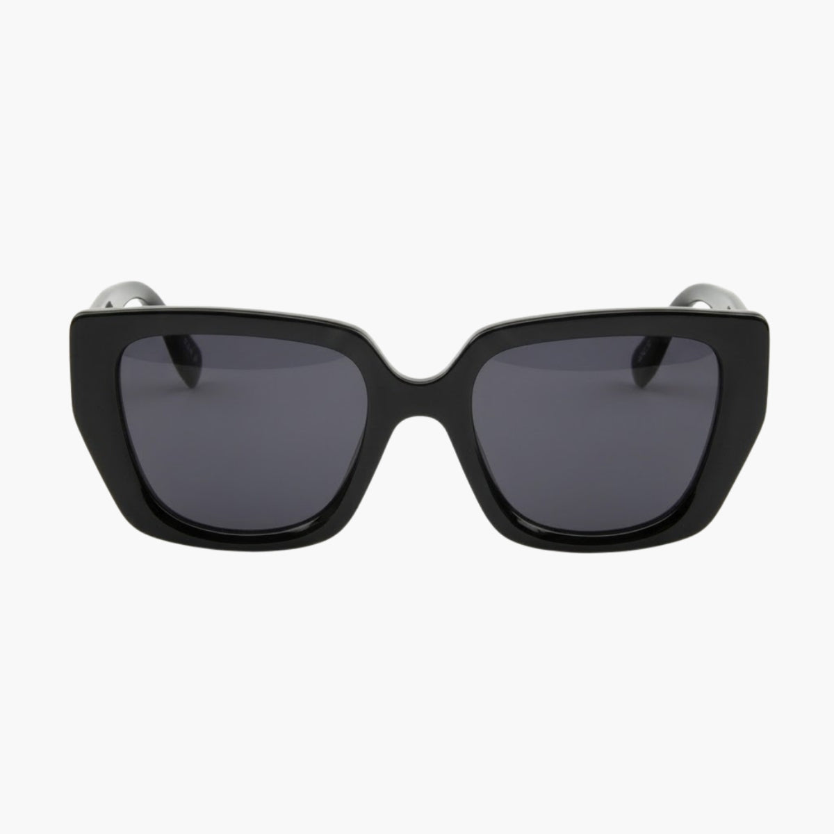 Lunettes de soleil noires forme carrée