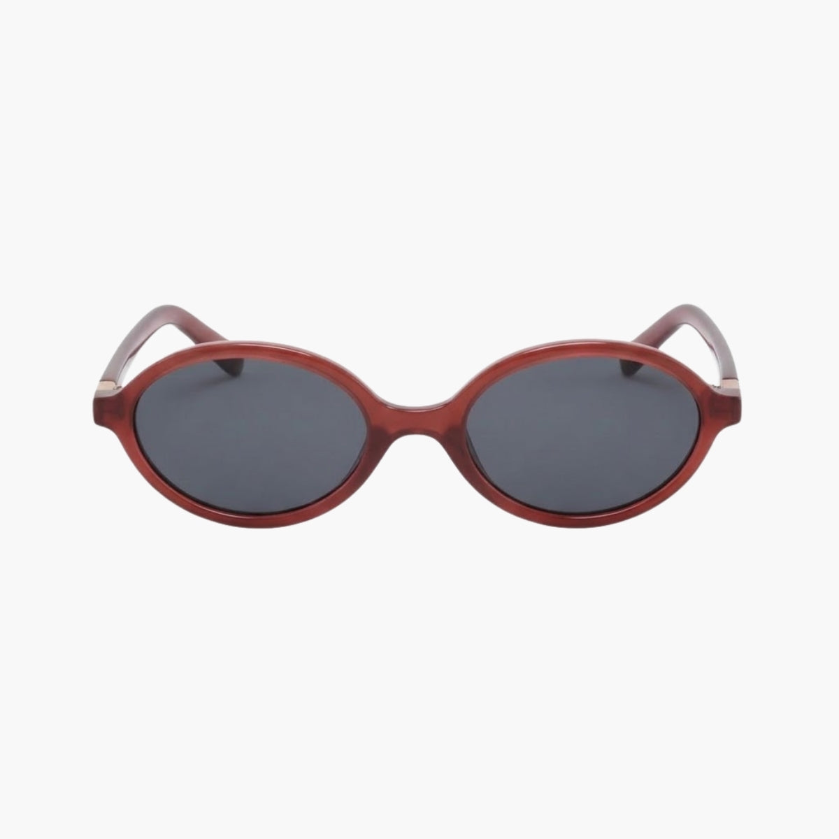 Lunettes de soleil rose forme ovale