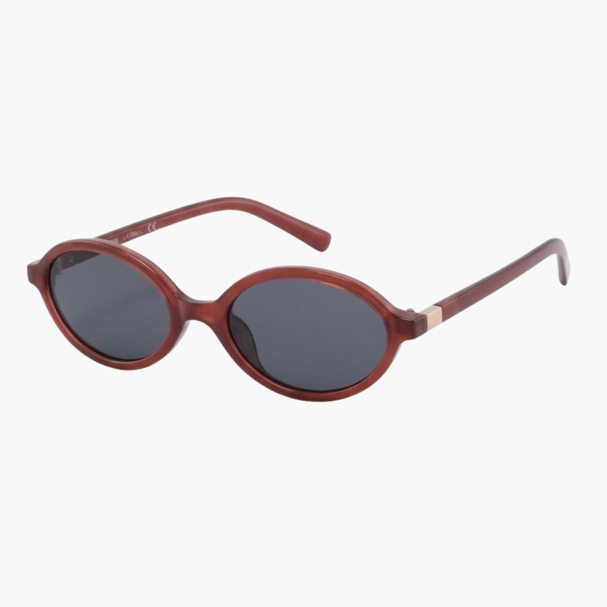 Lunettes de soleil rose forme ovale