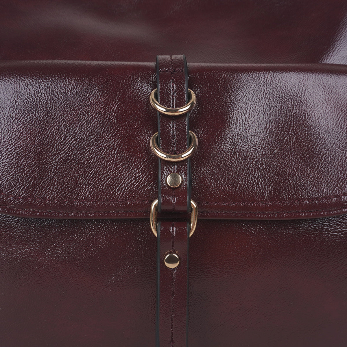 Sac porté épaule bordeaux