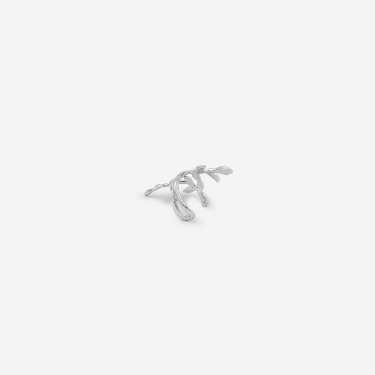 Ear cuff feuille argenté Argent 925