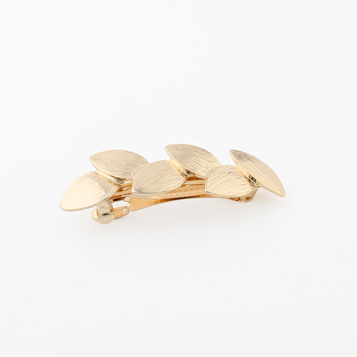 Barrette épi doré
