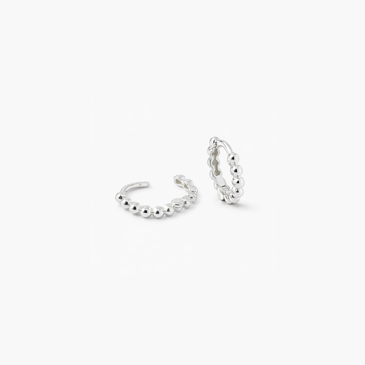 Petites créoles en argent garanti