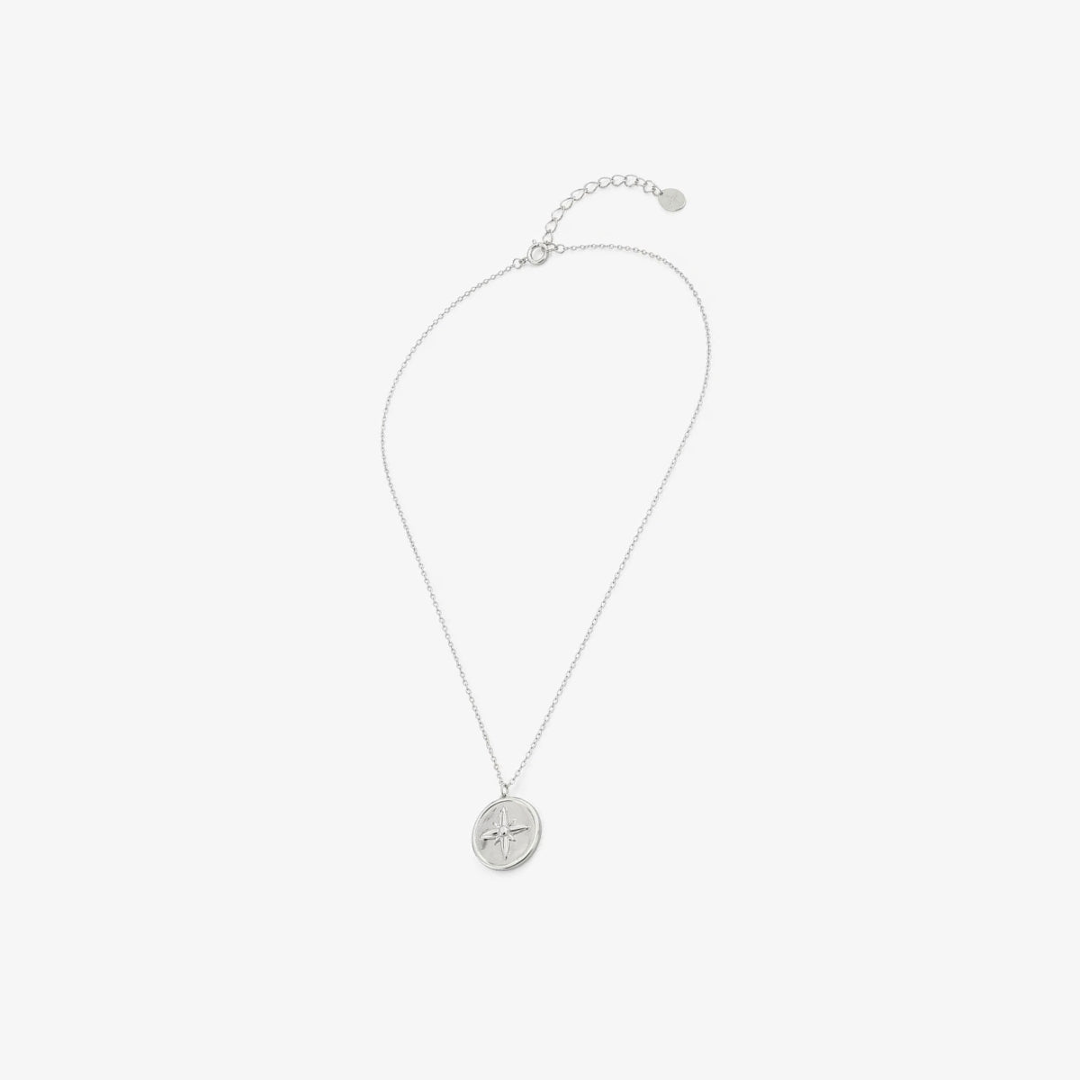 Collier médaille étoile Argent Garanti