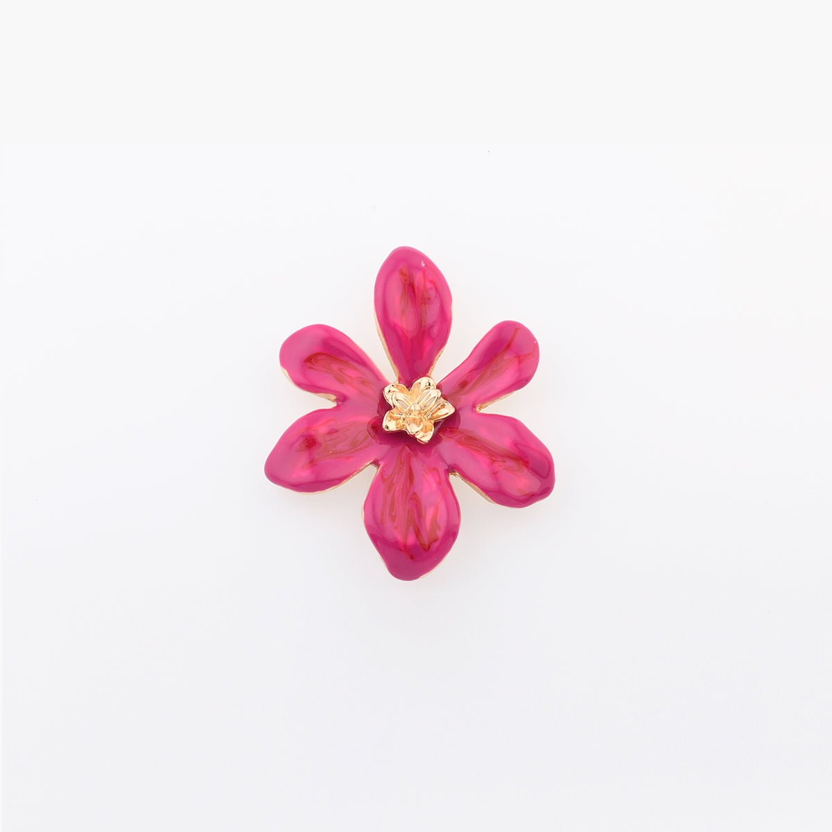 Pin's fleur rose fuchsia