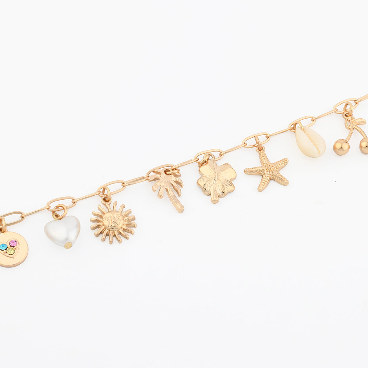Bracelet chaine à charms