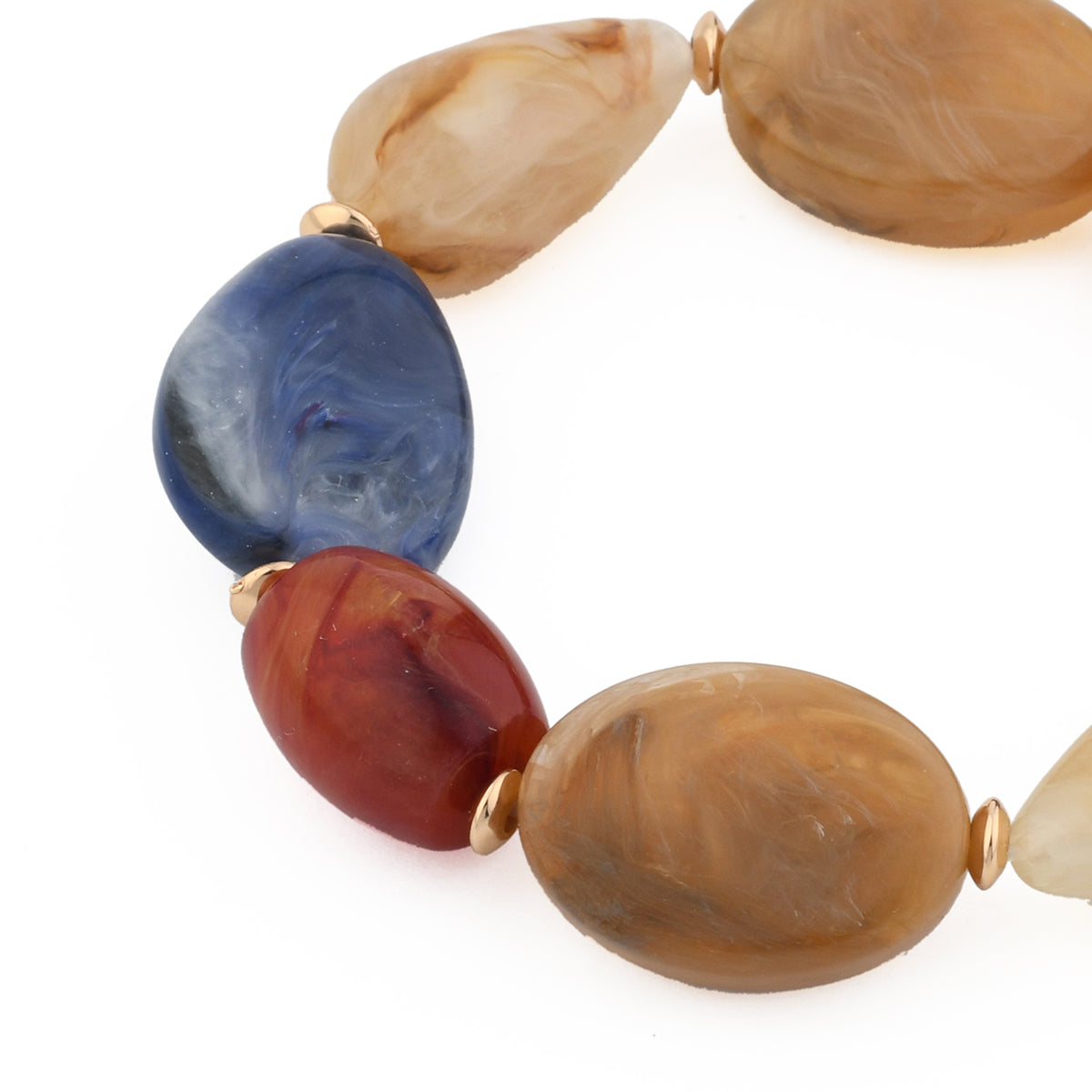 Bracelet perles multicolores
