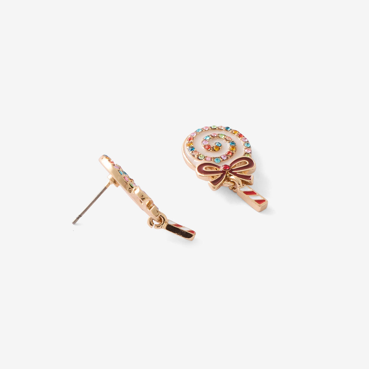 Boucles d'oreilles sucette de Noël