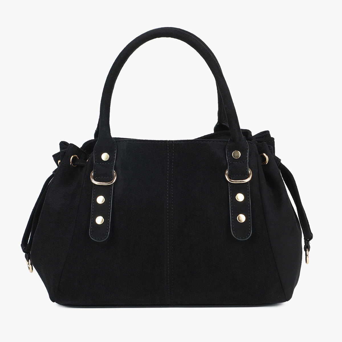 Sac bowling en suédine noire