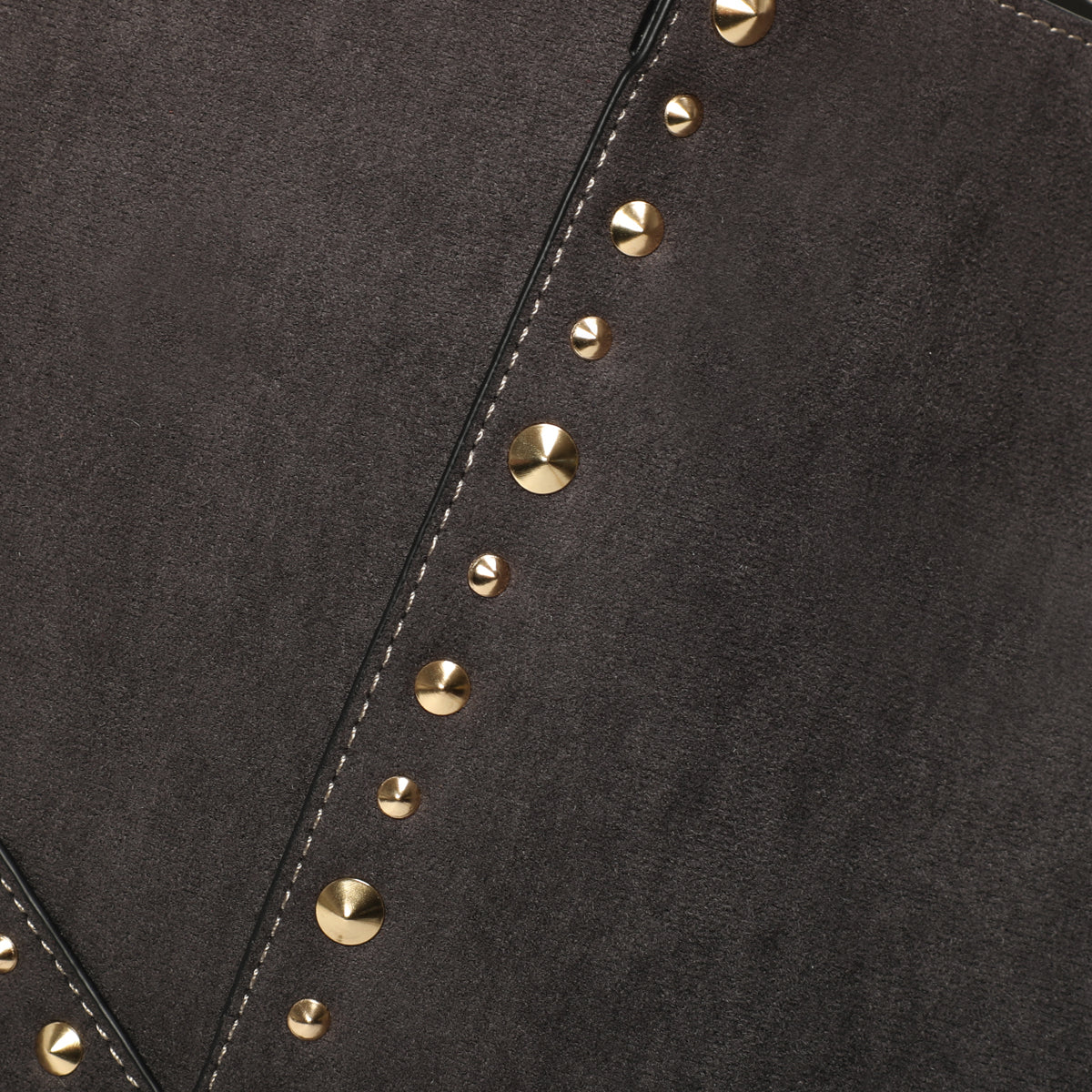 Grand sac cabas gris