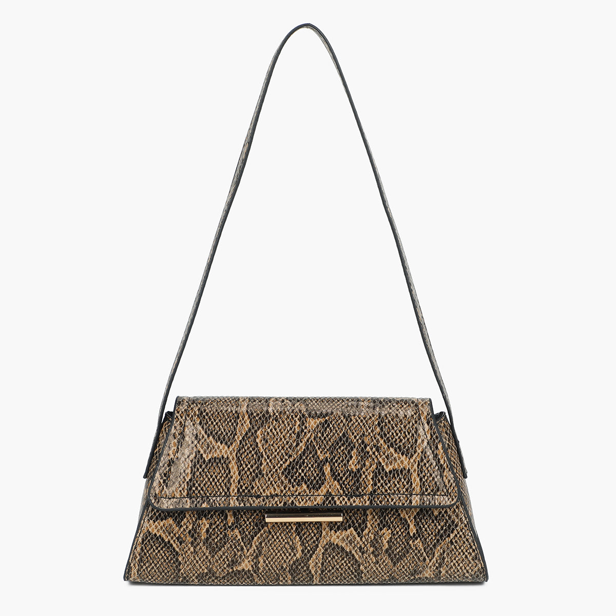 Petit sac trapèze effet python