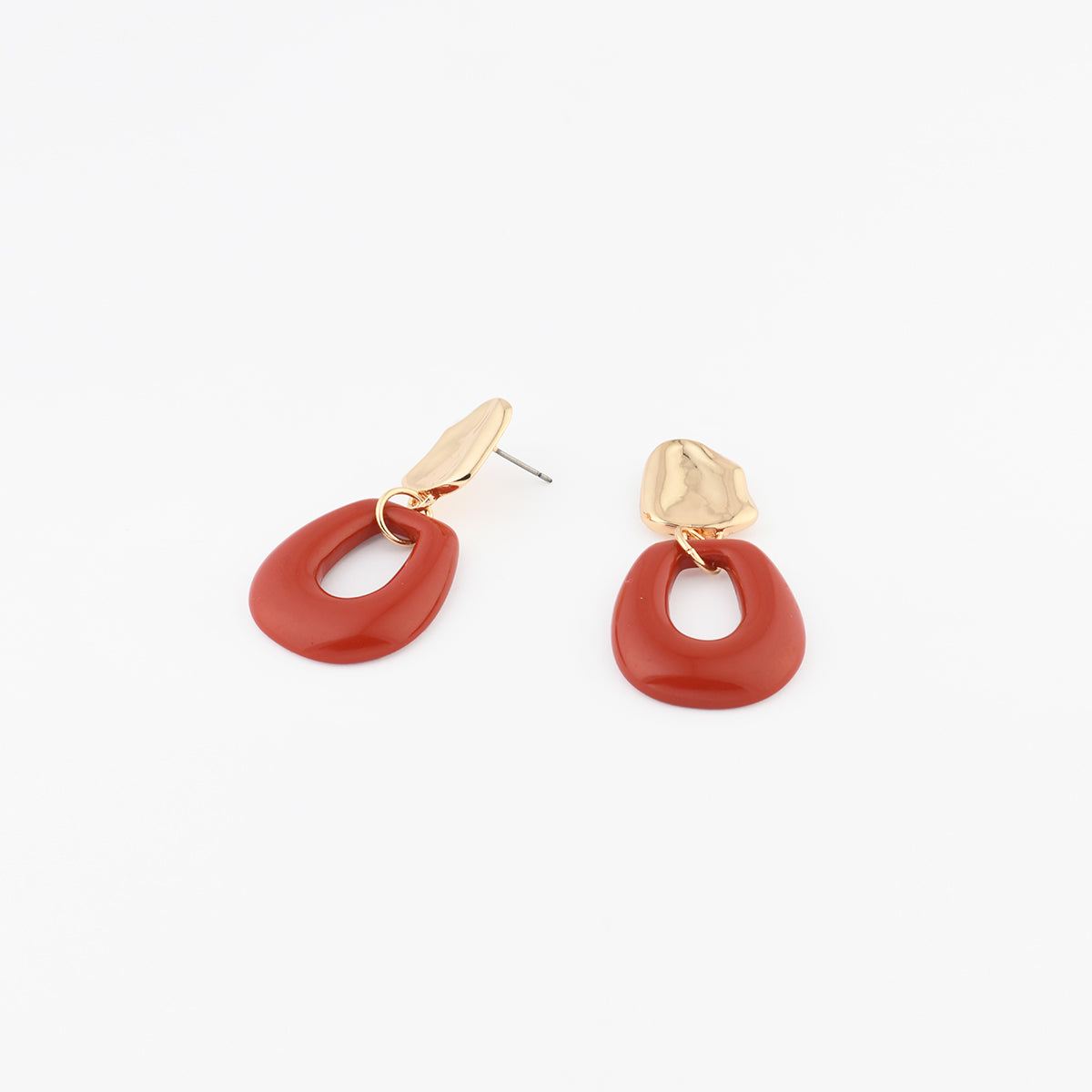 Boucles d'oreilles oranges vintage