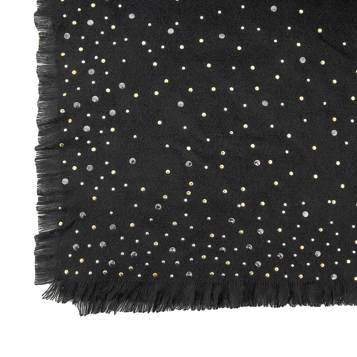 Echarpe carrée noire