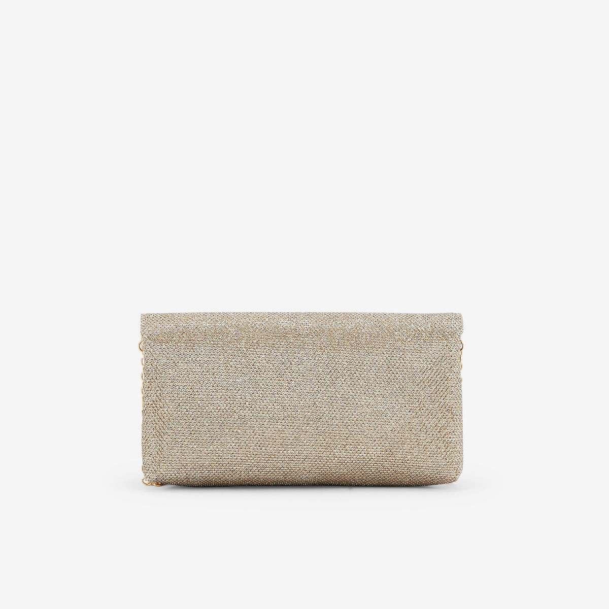 Pochette brillante dorée